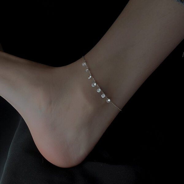 Fashion new shiny seven diamonds anklet 5