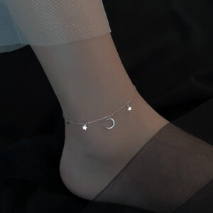 Star and moon ladies anklet 3