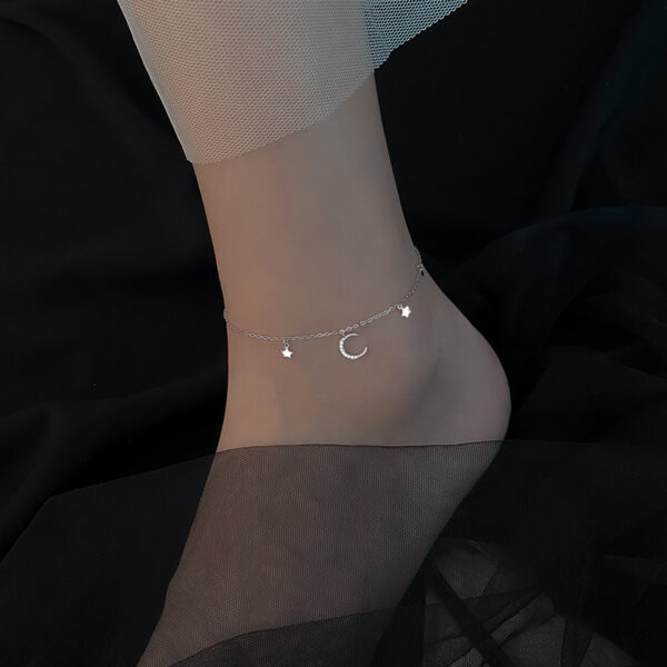 Star and moon ladies anklet 2