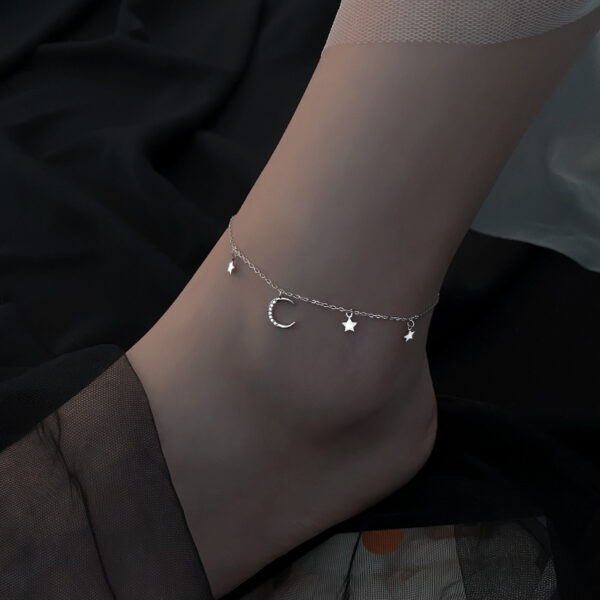 Star and moon ladies anklet 1